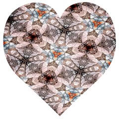 Digital Illusion Wooden Puzzle Heart by Sparkle