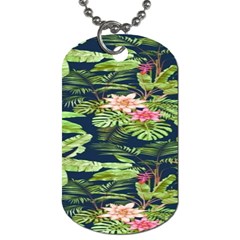 Flowers Pattern Dog Tag (one Side) by Sparkle