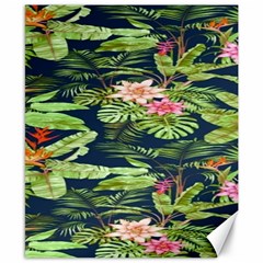 Flowers Pattern Canvas 8  X 10  by Sparkle