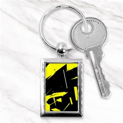 Abstract Pattern Key Chain (rectangle) by Sparkle