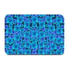 Blue In Bloom On Fauna A Joy For The Soul Decorative Plate Mats by pepitasart