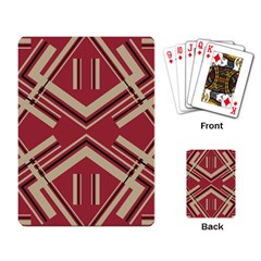 Abstract Pattern Geometric Backgrounds   Playing Cards Single Design (rectangle) by Eskimos