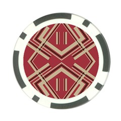 Abstract Pattern Geometric Backgrounds   Poker Chip Card Guard by Eskimos