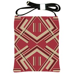 Abstract Pattern Geometric Backgrounds   Shoulder Sling Bag by Eskimos