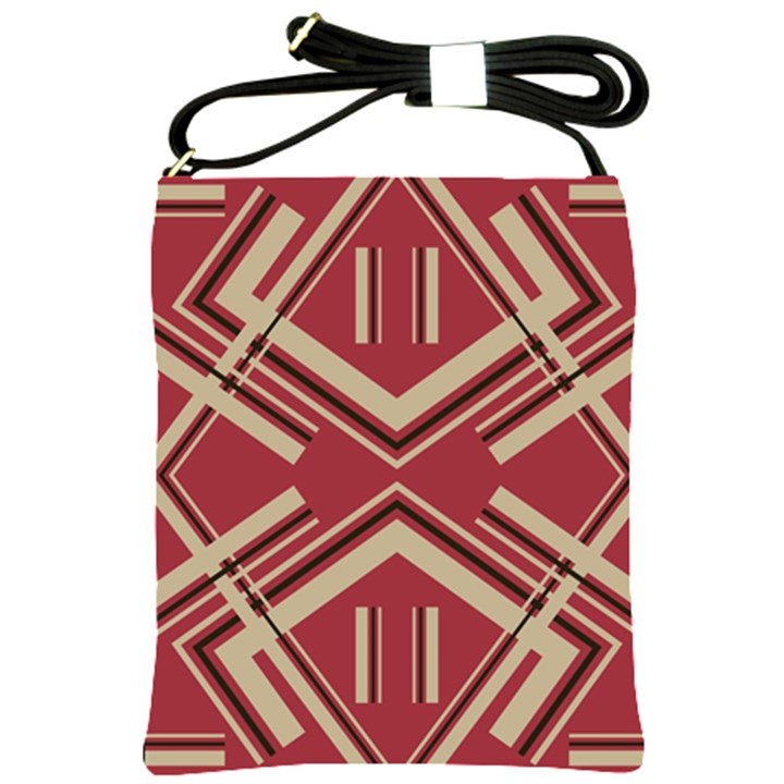 Abstract pattern geometric backgrounds   Shoulder Sling Bag