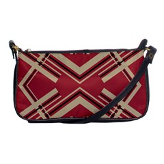 Abstract Pattern Geometric Backgrounds   Shoulder Clutch Bag by Eskimos