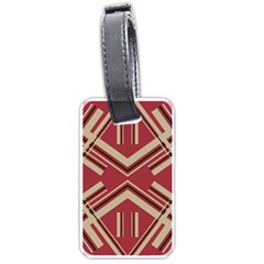 Abstract Pattern Geometric Backgrounds   Luggage Tag (one Side) by Eskimos