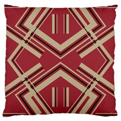 Abstract Pattern Geometric Backgrounds   Large Cushion Case (one Side) by Eskimos