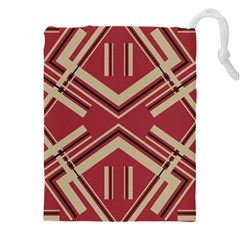 Abstract Pattern Geometric Backgrounds   Drawstring Pouch (5xl) by Eskimos