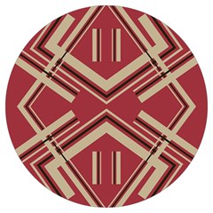 Abstract Pattern Geometric Backgrounds   Round Trivet by Eskimos