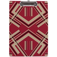 Abstract Pattern Geometric Backgrounds   A4 Clipboard by Eskimos