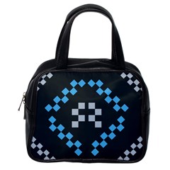 Abstract Pattern Geometric Backgrounds   Classic Handbag (one Side) by Eskimos