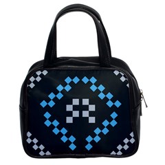 Abstract Pattern Geometric Backgrounds   Classic Handbag (two Sides) by Eskimos