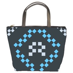 Abstract Pattern Geometric Backgrounds   Bucket Bag by Eskimos