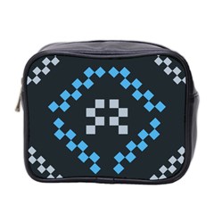 Abstract Pattern Geometric Backgrounds   Mini Toiletries Bag (two Sides) by Eskimos