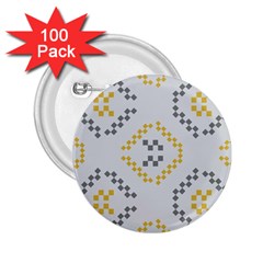 Abstract Pattern Geometric Backgrounds   2 25  Buttons (100 Pack)  by Eskimos