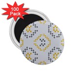 Abstract pattern geometric backgrounds   2.25  Magnets (100 pack)  Front