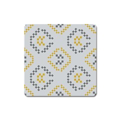 Abstract Pattern Geometric Backgrounds   Square Magnet by Eskimos