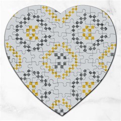 Abstract Pattern Geometric Backgrounds   Jigsaw Puzzle (heart) by Eskimos