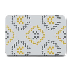 Abstract Pattern Geometric Backgrounds   Small Doormat  by Eskimos