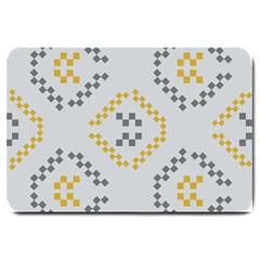 Abstract Pattern Geometric Backgrounds   Large Doormat  by Eskimos