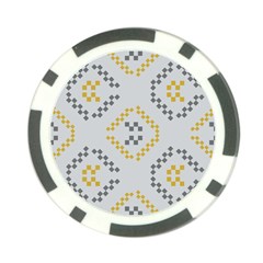 Abstract Pattern Geometric Backgrounds   Poker Chip Card Guard by Eskimos