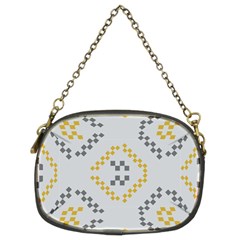 Abstract Pattern Geometric Backgrounds   Chain Purse (two Sides) by Eskimos