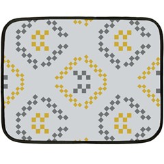 Abstract Pattern Geometric Backgrounds   Fleece Blanket (mini) by Eskimos