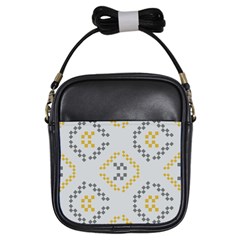 Abstract Pattern Geometric Backgrounds   Girls Sling Bag by Eskimos