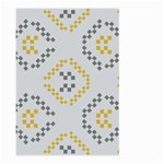 Abstract pattern geometric backgrounds   Large Garden Flag (Two Sides) Front