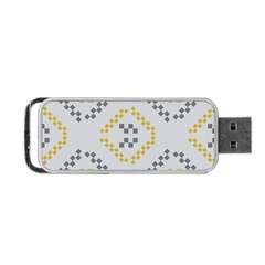 Abstract Pattern Geometric Backgrounds   Portable Usb Flash (two Sides) by Eskimos