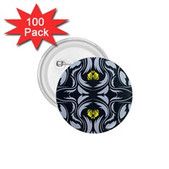 Folk Flowers Print Floral Pattern Ethnic Art 1 75  Buttons (100 Pack)  by Eskimos