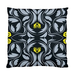 Folk Flowers Print Floral Pattern Ethnic Art Standard Cushion Case (two Sides) by Eskimos