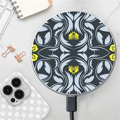 Folk Flowers Print Floral Pattern Ethnic Art Wireless Charger by Eskimos