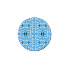 Folk Flowers Print Floral Pattern Ethnic Art Golf Ball Marker by Eskimos