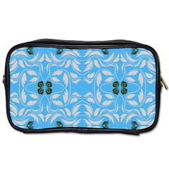 Folk Flowers Print Floral Pattern Ethnic Art Toiletries Bag (one Side) by Eskimos