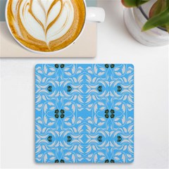 Folk Flowers Print Floral Pattern Ethnic Art Uv Print Square Tile Coaster  by Eskimos