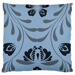 Folk Flowers Print Floral Pattern Ethnic Art Standard Flano Cushion Case (two Sides) by Eskimos