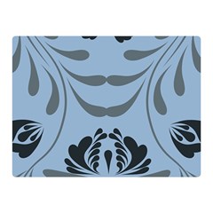 Folk Flowers Print Floral Pattern Ethnic Art Double Sided Flano Blanket (mini)  by Eskimos