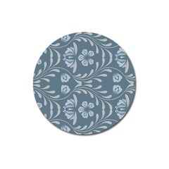 Folk Flowers Print Floral Pattern Ethnic Art Magnet 3  (round) by Eskimos