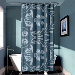 Folk Flowers Print Floral Pattern Ethnic Art Shower Curtain 36  X 72  (stall)  by Eskimos