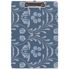 Folk Flowers Print Floral Pattern Ethnic Art A4 Clipboard