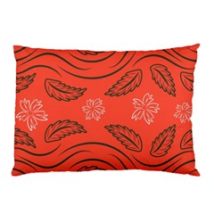 Folk Flowers Print Floral Pattern Ethnic Art Pillow Case by Eskimos