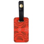 Folk flowers print Floral pattern Ethnic art Luggage Tag (one side) Front