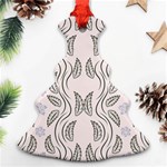 Folk flowers print Floral pattern Ethnic art Ornament (Christmas Tree)  Front