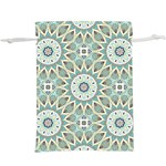 Mandala   Lightweight Drawstring Pouch (XL) Front