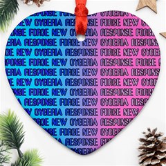 New Cyberia Response Force Heart Ornament (two Sides) by WetdryvacsLair