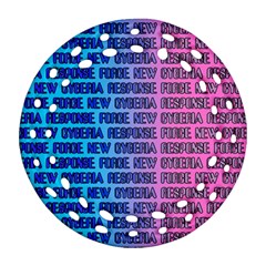 New Cyberia Response Force Round Filigree Ornament (two Sides)