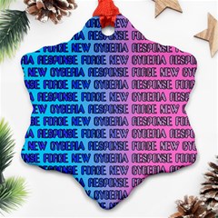 New Cyberia Response Force Snowflake Ornament (two Sides) by WetdryvacsLair