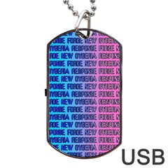 New Cyberia Response Force Dog Tag Usb Flash (one Side) by WetdryvacsLair